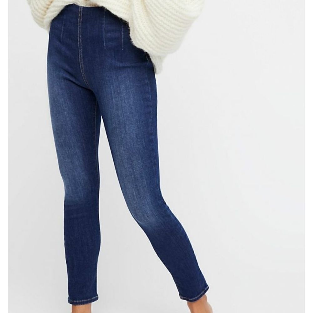 Free People 
Ultra High Pull On Skinny Jeans